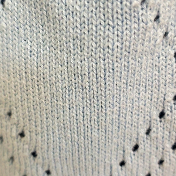 Open front cardigan with hood. Baby blue Size Large - Picture 2 of 5